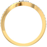 Jewels5 Petra Gold Diamond 18 K Ring
