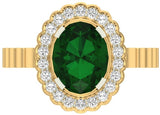 Jewels5 Antoine Yellow Gold Diamond 18 K Ring
