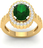 Jewels5 Antoine Yellow Gold Diamond 18 K Ring