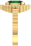 Jewels5 Antoine Yellow Gold Diamond 18 K Ring
