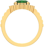 Jewels5 Antoine Yellow Gold Diamond 18 K Ring