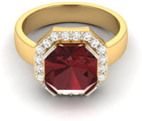 Jewels5 Camille Yellow Gold Diamond 18 K Ring