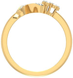 Jewels5 Tanessa Yellow Gold Diamond 18 K Ring