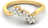 Jewels5 Adan Yellow Gold Diamond 18 K Ring