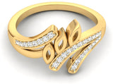 Jewels5 Anluan Yellow Gold Diamond 18 K Ring