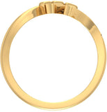 Jewels5 Anluan Yellow Gold Diamond 18 K Ring
