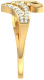 Jewels5 Anluan Yellow Gold Diamond 18 K Ring
