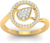 Jewels5 Allene Yellow Gold Diamond 18 K Ring