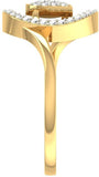 Jewels5 Allene Yellow Gold Diamond 18 K Ring