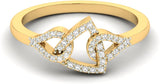 Jewels5 Daliah Yellow Gold Diamond 18 K Ring