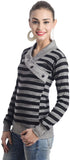 TeeMoods Casual Full Sleeve Striped Women's Top