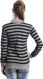 TeeMoods Casual Full Sleeve Striped Women's Top