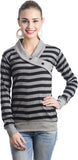 TeeMoods Casual Full Sleeve Striped Women's Top