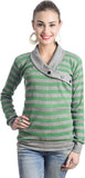 TeeMoods Casual Full Sleeve Striped Women's Top