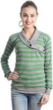 TeeMoods Casual Full Sleeve Striped Women's Top