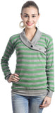 TeeMoods Casual Full Sleeve Striped Women's Top