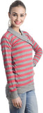 TeeMoods Casual Full Sleeve Striped Women's Top