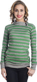 TeeMoods Casual Full Sleeve Striped Women's Top