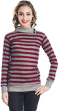 TeeMoods Casual Full Sleeve Striped Women's Top