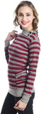 TeeMoods Casual Full Sleeve Striped Women's Top