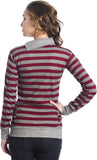 TeeMoods Casual Full Sleeve Striped Women's Top