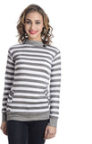 TeeMoods Casual Full Sleeve Striped Women's Top