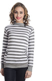TeeMoods Casual Full Sleeve Striped Women's Top