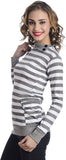 TeeMoods Casual Full Sleeve Striped Women's Top