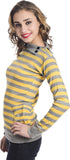 TeeMoods Casual Full Sleeve Striped Women's Top
