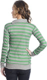 TeeMoods Casual Full Sleeve Striped Women's Top