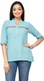 Rene Casual Short Sleeve Solid Women's Top