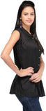 esoft Casual Sleeveless Solid Women's Top