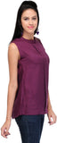 esoft Casual Sleeveless Solid Women's Top