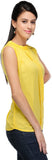 esoft Casual Sleeveless Solid Women's Top