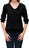 RPB Casual 3/4 Sleeve Solid Girl's Top
