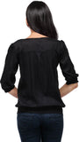 RPB Casual 3/4 Sleeve Solid Girl's Top