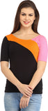 Cation Casual 3/4 Sleeve Solid Women's Top