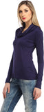Cation Casual Full Sleeve Solid Women's Top
