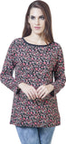 Rute Floral Print Women's Round Neck T-Shirt