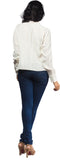Aaliya Festive Full Sleeve Solid Women's Top