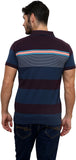 Okane Striped Men's Polo Neck T-Shirt