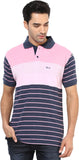 Okane Striped Men's Polo Neck T-Shirt