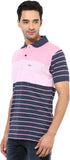 Okane Striped Men's Polo Neck T-Shirt