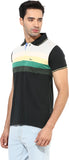 Okane Striped Men's Polo Neck T-Shirt