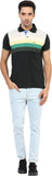 Okane Striped Men's Polo Neck T-Shirt
