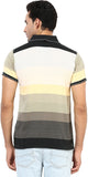 Okane Striped Men's Polo Neck T-Shirt