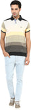 Okane Striped Men's Polo Neck T-Shirt