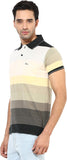 Okane Striped Men's Polo Neck T-Shirt