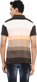 Okane Striped Men's Polo Neck T-Shirt