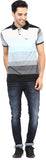 Okane Striped Men's Polo Neck T-Shirt